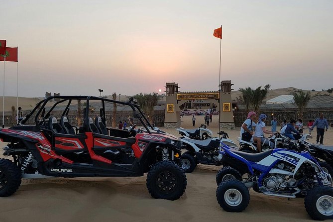 6-Hour Dubai Desert Safari with BBQ Dinner & Quad Biking - BBQ Dinner Buffet: Coffee, Dates, Sweets, and Veg Options