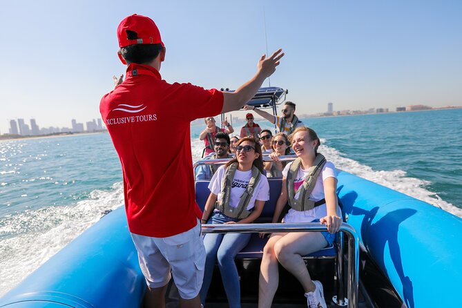 90 Minutes Speedboat Tour: Marina, Atlantis, Palm & Burj Al Arab - Burj Al Arab sail hotel: where the best photos happen