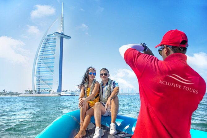 90 Minutes Speedboat Tour: Marina, Atlantis, Palm & Burj Al Arab - Palm Jumeirah’s layout plus Cayan Tower’s twist