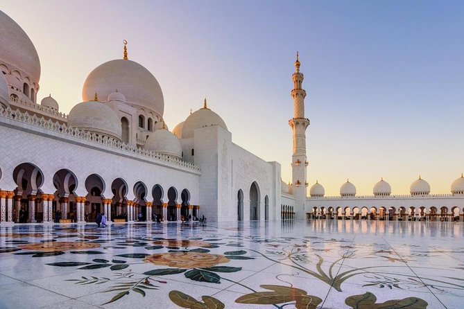 Abu Dhabi City Tour, Grand Mosque, Emirates Palace & The Louvre - Date market and Ferrari World: quick stops that can sway your mood