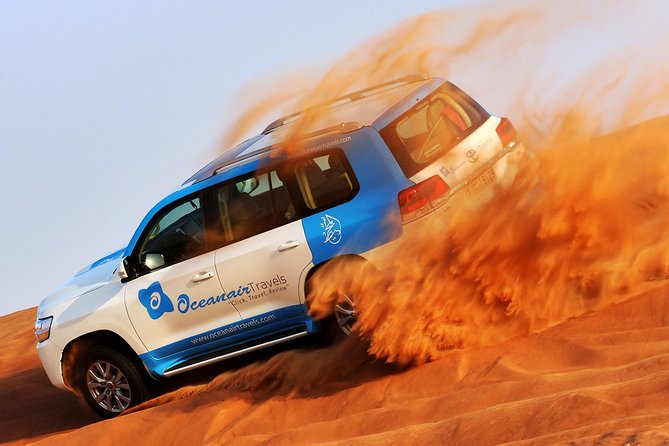 Abu Dhabi: Desert Safari with BBQ, Camel Ride & Sandboarding - A 6-Hour Mix of Thrills and Bedouin-Style Dinner