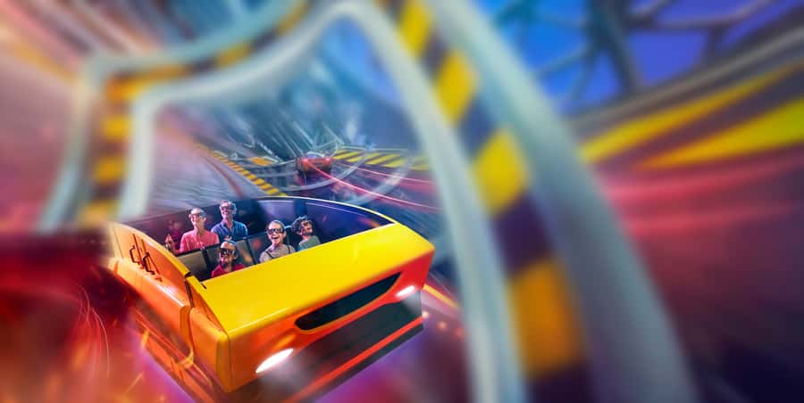 Abu Dhabi: Ferrari World Entry Ticket with Free Shuttle - Roof Walk and Zip Line: your first big moment outdoors