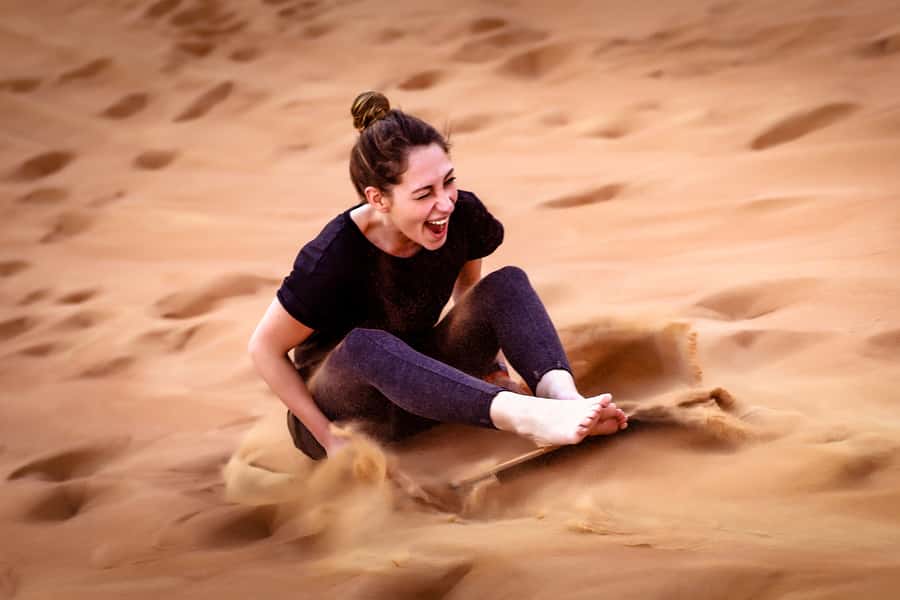 Abu Dhabi: Morning Desert Tour, Camel Ride & Sandboarding - Provider note: what to expect from the setup