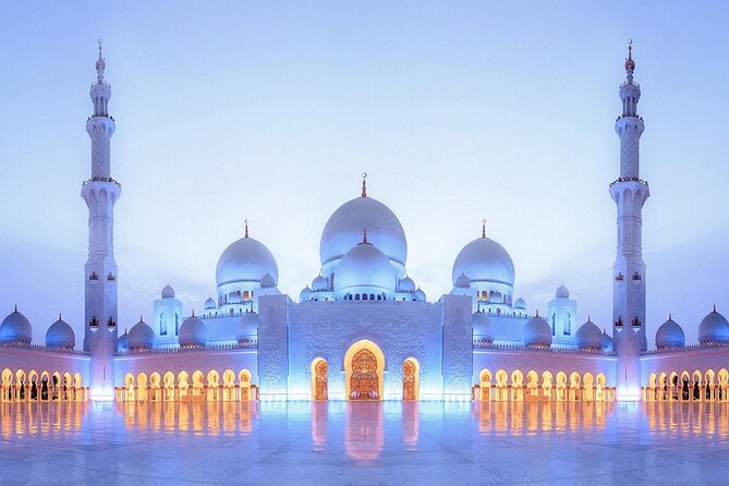 Abu Dhabi Premium Full-Day Sightseeing Tour From Dubai - Sheikh Zayed Grand Mosque Center at night: the main event