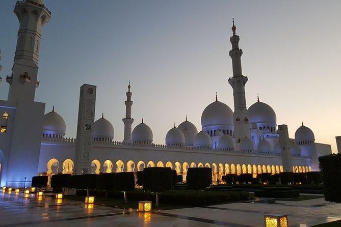 Abu Dhabi tour from Dubai small group with guide, Grand Mosque - Getting To Abu Dhabi: Pickup, Group Size, and Comfort