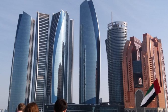Abu Dhabi tour from Dubai small group with guide, Grand Mosque - Corniche, Emirates Palace, Etihad Towers, and the Photo-Stop Style