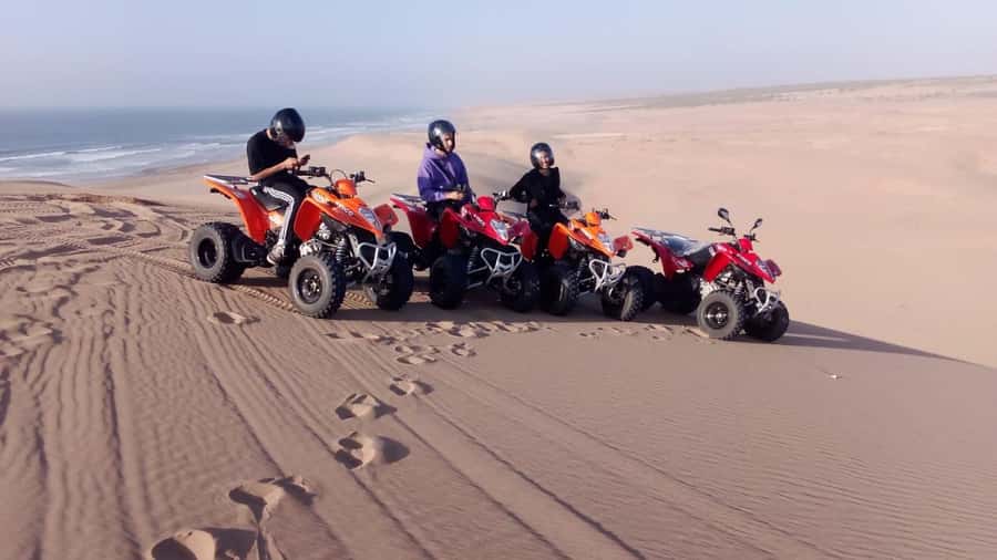 Agadir/Taghazout: Quad Bike and Sandboarding Tour - From Pickup to Sidi Toual: Your Quad Day Starts Before the Dunes