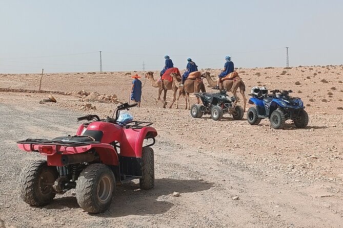 Agafay Desert Package, Quad Bike, Camel Ride and Dinner Show - Quad Bike Time in the Dunes: Adrenaline With Training Wheels