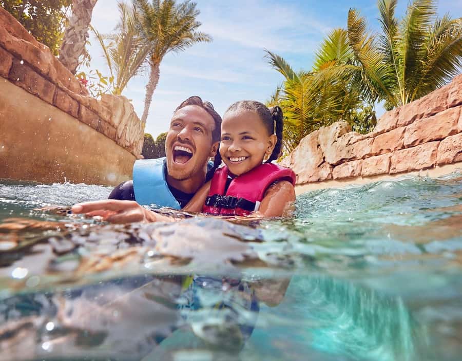 Aquaventure World Waterpark Ticket at Atlantis Dubai - Your ride strategy: Odyssey of Terror and Leap of Faith first