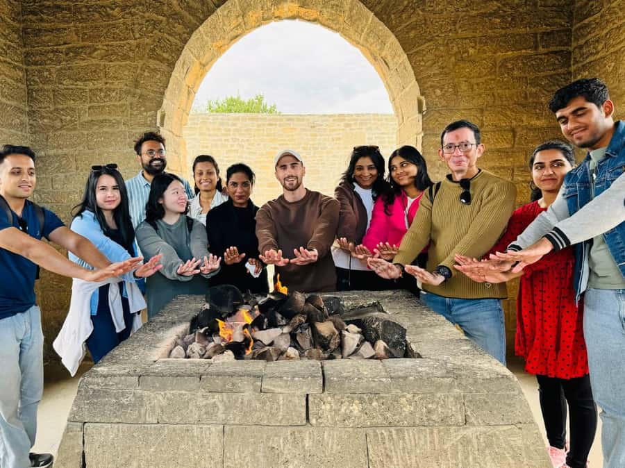 Baku: Gobustan, Mud Volcano, Fire Mount, Temple Lunch Entry - Bibiheybat Mosque and the calm start to a busy day