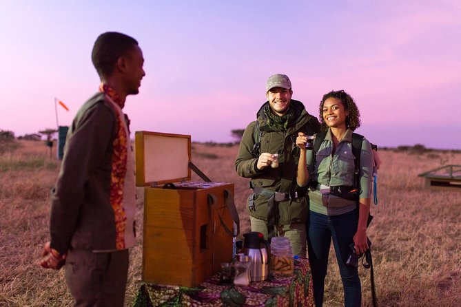 Balloon Safari & Bush Breakfast in Serengeti - Miracle Experience - Landing and champagne toast: the celebration that makes it feel complete