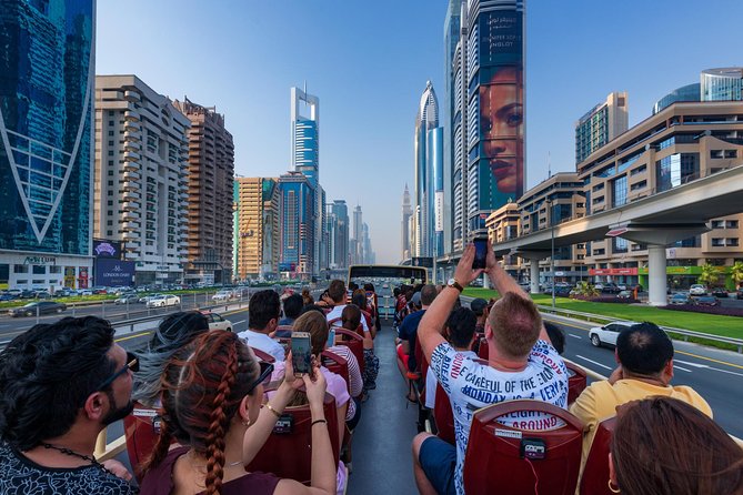Big Bus Dubai Hop-On, Hop-Off Sightseeing Tour by Open-Top Bus - Onboard experience: open-air views, audio in 6 languages, and comfort levels