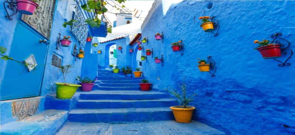 Chefchaouen Day Trip from Fez (Shared Group Tour) - Reaching the Blue City: The Panoramic View Stop at Around Noon