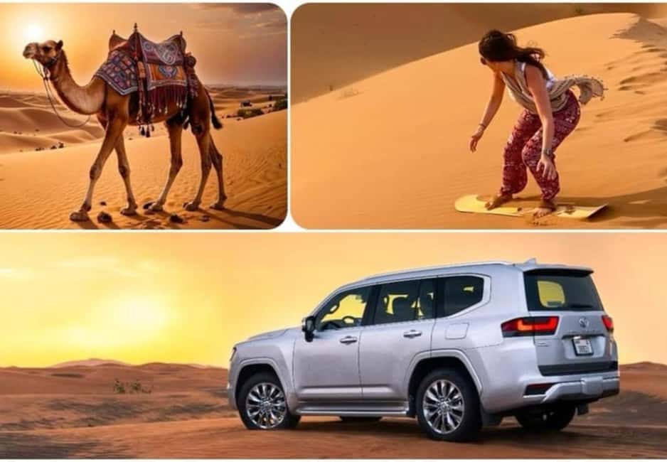 Doha: ATV, Quad/Buggy Dune Bashing, Camel Ride, Sandboarding - Sealine Beach Resort Stop: Coffee, Break Time, and Camel Riding