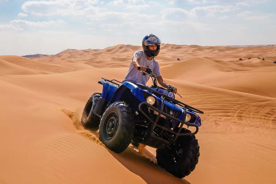 Doha: Safari, ATV, Camels, Sandboarding and Inland Sea Tour - Khor al Adaid Inland Sea: Saudi Arabia on the Horizon