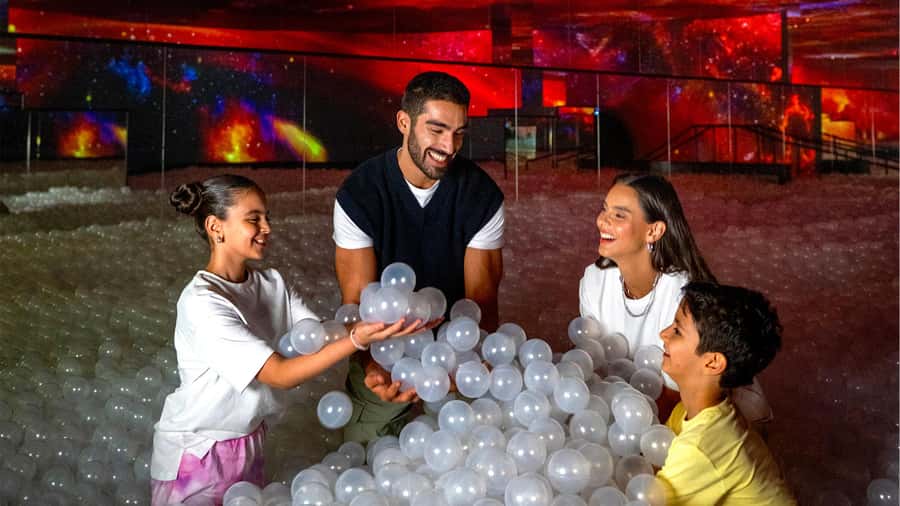 Dubai: AYA Universe Entry Ticket - Photography, staff help, and the cosmic passport sticker souvenir