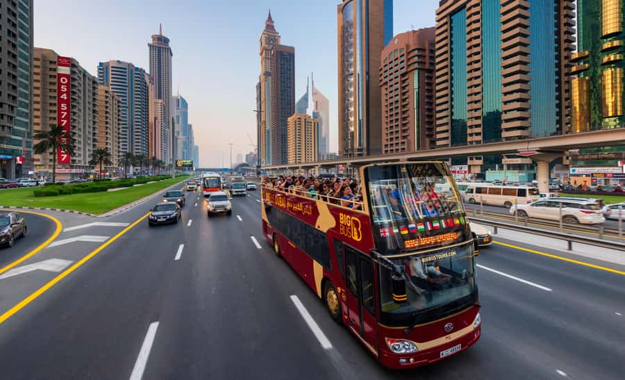 Dubai: Big Bus Hop-On Hop-Off Tour & Optional Dhow Cruise - Red Route: Burj Khalifa, Dubai Mall, Museum of the Future, and the old-city stops