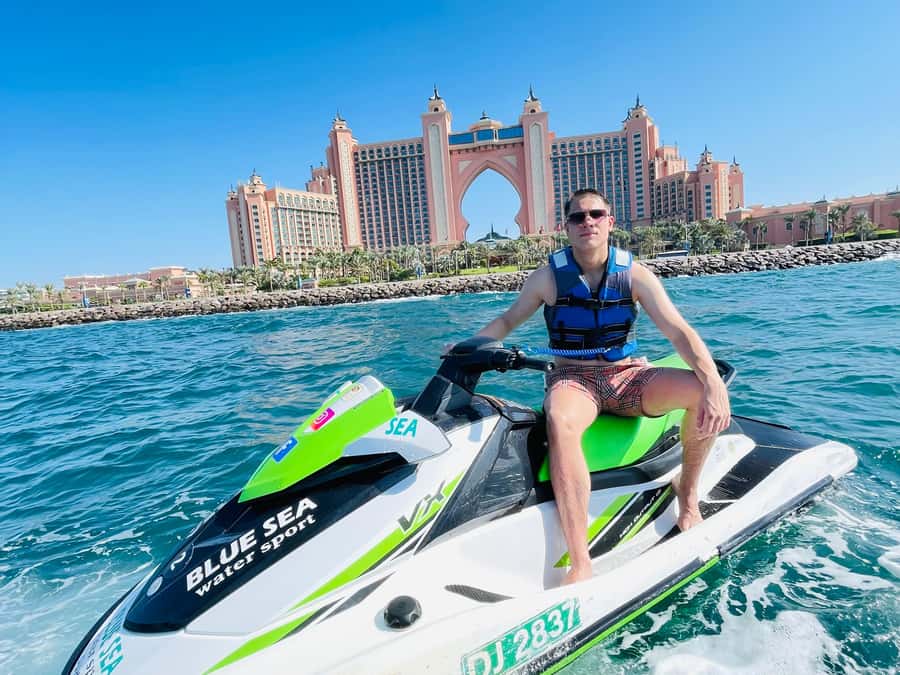 Dubai: Burj Al Arab and Atlantis Jet Ski Tour - The Real Highlights Route: Burj Al Arab, Palm Jumeirah, Atlantis, Dubai Marina