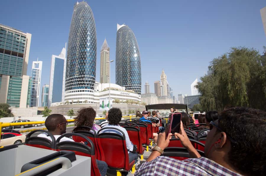 Dubai: City Sightseeing HOHO Bus Tour + Sunset & Night Tour - Sunset & Night Tour: set pick-ups and a 2-hour glow-up