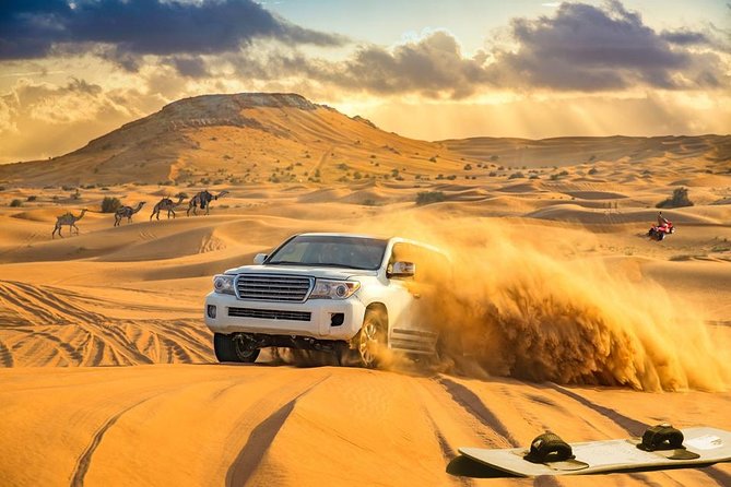 Dubai Desert Discovery: Red Dunes Safari, Sandboard & Camel Ride - How This 4-Hour Desert Safari Works: Morning or Sunset