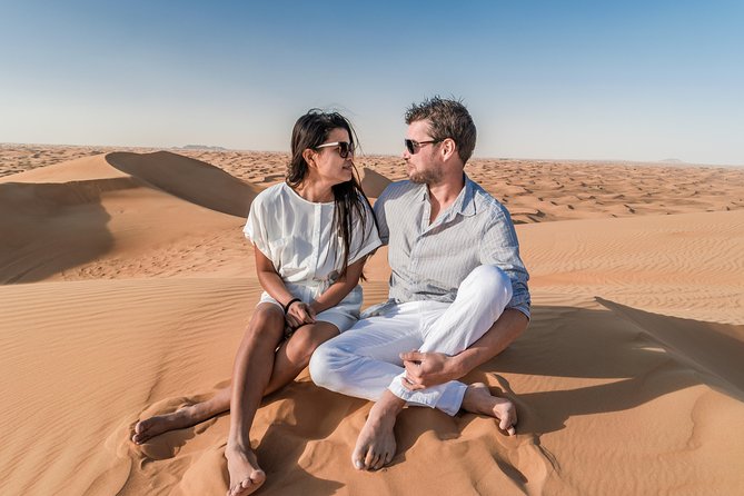Dubai Desert Discovery: Red Dunes Safari, Sandboard & Camel Ride - The Pickup and the Drive to Lahbab Red Dunes (About 50 km)