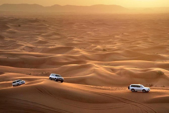 Dubai Desert Safari, Dune Bashing, Camel Ride, Sandboarding & BBQ - 4x4 dune bashing on red dunes: the thrill and how to stay comfortable