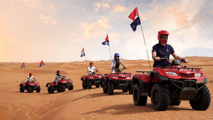 Dubai Desert Safari - Sandboarding, Quad Bike & BBQ Options - Getting to Lahbab: the drive that sets the tone