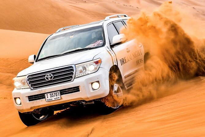 Dubai Desert Safari With Dune Bashing, Camel Ride & BBQ Dinner - Key highlights you’ll feel fast