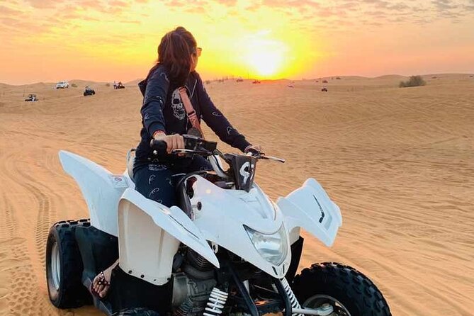 Dubai Dunes Safari With Quad Bike, Camel Ride, BBQ Dinner & Live Shows - Dune bashing and camp timing: how the day flows