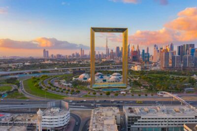 Dubai: Frame Tickets, Creek, Souks & Blue Mosque Guided Tour - Jumeirah Beach photo stop with Burj Al Arab as your backdrop