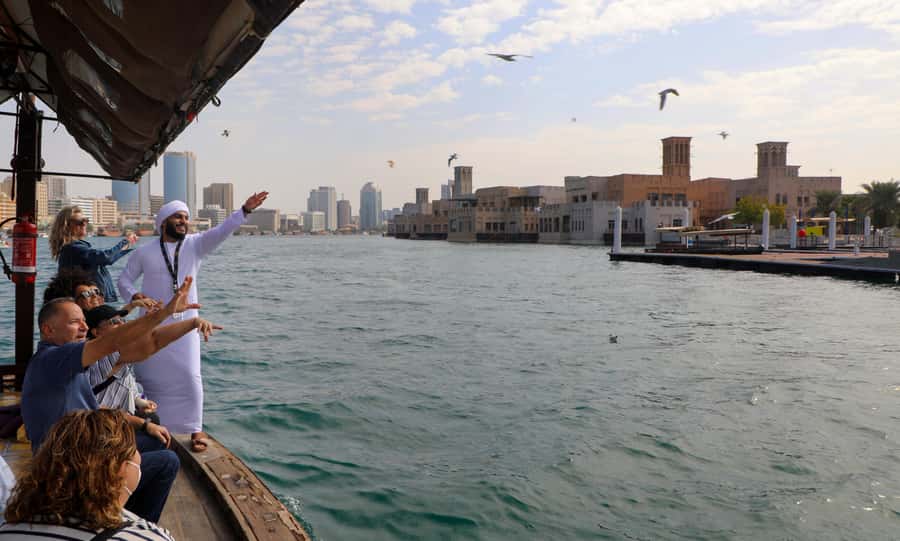 Dubai: Half-Day City Tour with Blue Mosque, Creek, and Souks - Dubai Creek abra ride: the short boat trip that changes your perspective