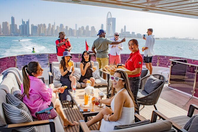 Dubai Harbour Super Yacht Experience with gourmet & Drinks - Dubai Harbour super yacht: what you really get for $98.63