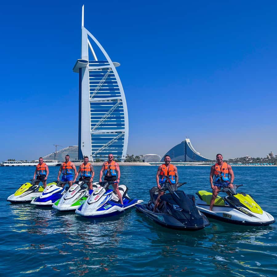 Dubai: Jet Ski to Burj Al Arab included Photos and Videos - The Burj Al Arab Photo Moment From the Water