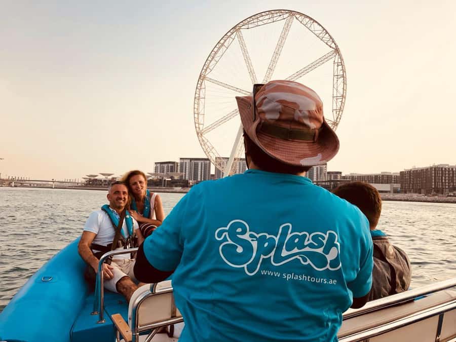 Dubai Marina : 1.5-Hour Atlantis Sightseeing Speedboat Tour - Burj Al Arab from an artificial island: the best angles come last