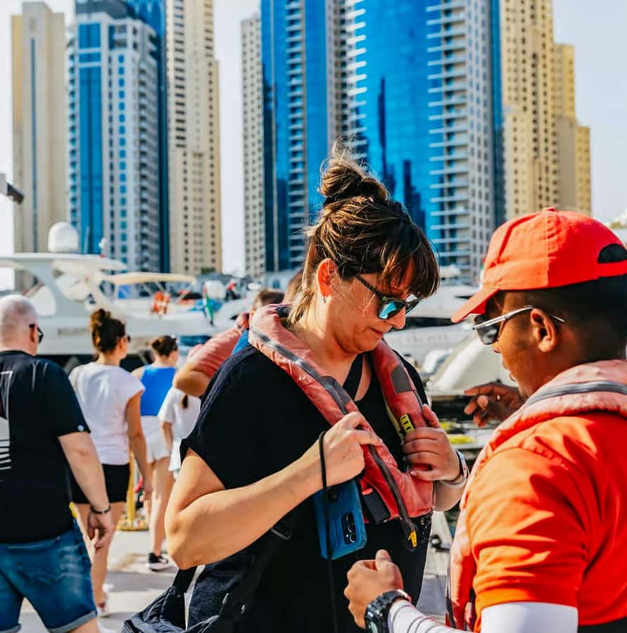 Dubai: Marina, Atlantis, Palm & Burj Al Arab Speedboat Tour - Burj Al Arab: the classic view you see from a different angle