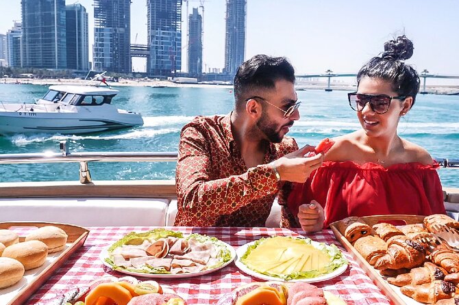 Dubai Marina Yacht Tour with Optional Breakfast or BBQ - JBR and Dubai Harbour views you can actually photograph