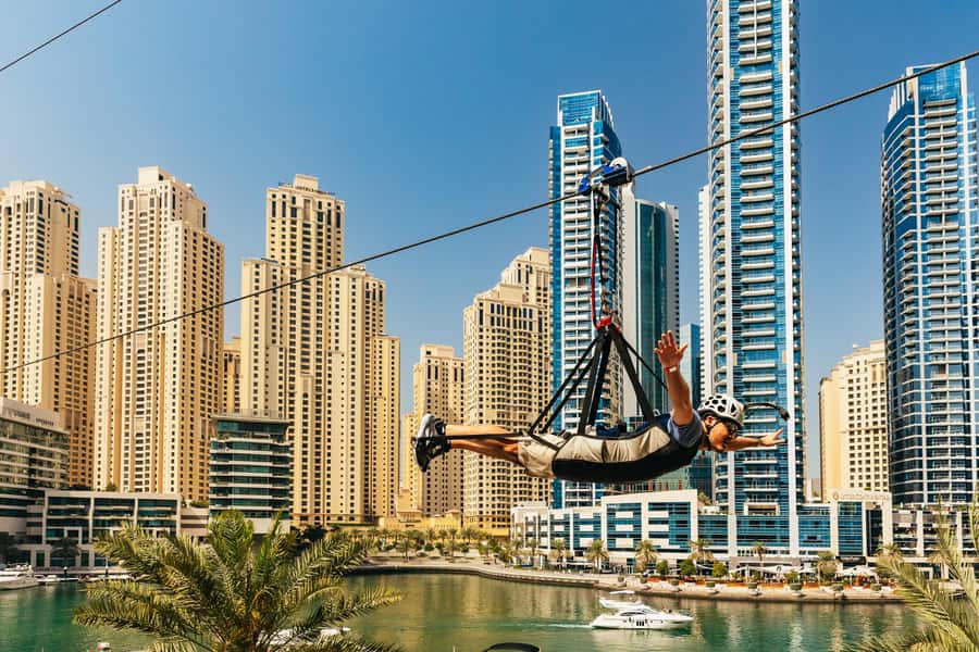 Dubai: Marina Ziplining with Photos, Video and Meal - Solo vs Tandem: Two Parallel Lines Over the Marina