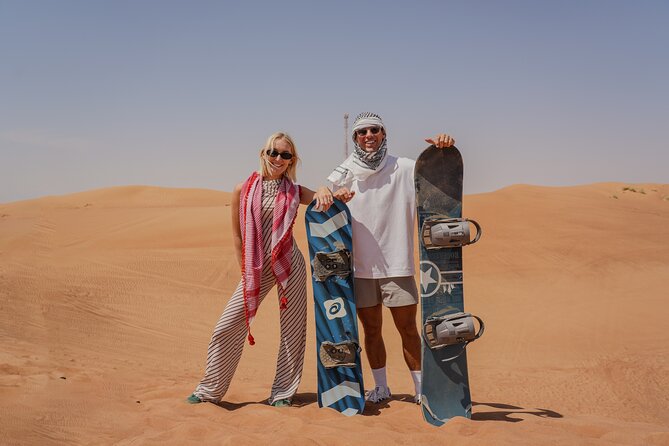 Dubai Overnight Desert Safari, BBQ & Stargazing at Al Khayma Camp - Dune Bashing and Sandboarding: The Adrenaline Block