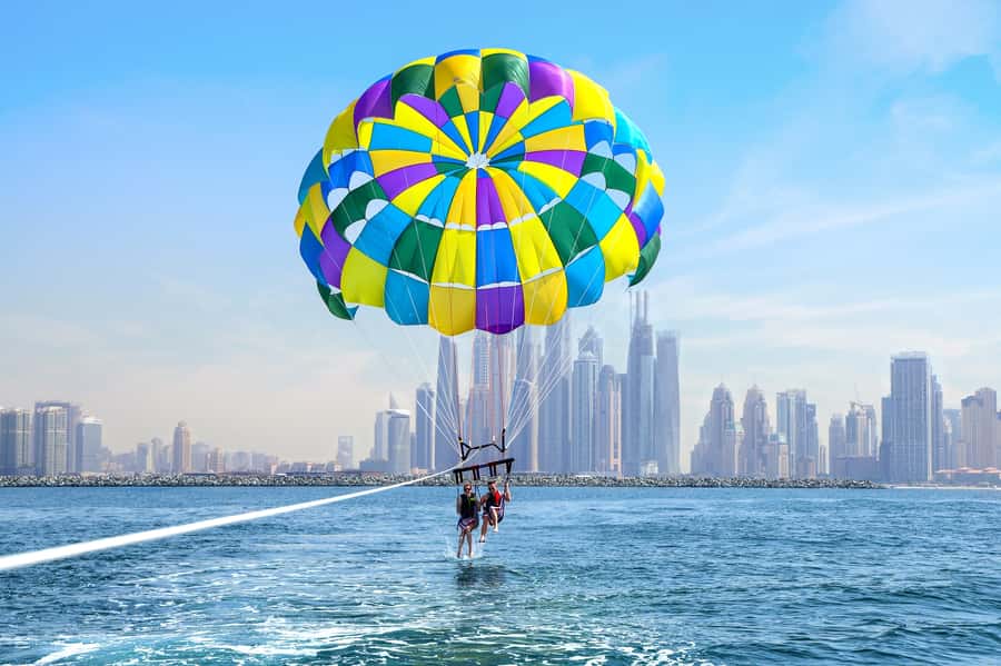 Dubai: Palm View and JBR View Parasailing Experience - Meeting at Dubai Harbour: Getting on the Boat Without Headaches