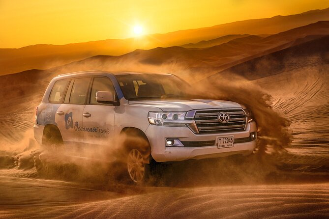 Dubai Premium Red Dunes Safari, Camels & 5<em> BBQ at Al Khayma camp – Key things that make this safari worth it’ /></p>
<ul>
<li><strong>Lahbab red dunes for the real dune-bash and sandboarding moment</strong></li>
<li><strong>Sandboarding, camel rides, and falcon photo ops in one ticket</strong></li>
<li><strong>Bedouin camp extras: Qahwa (coffee), sweets, dates, henna, shisha, and Arabic attire</strong></li>
<li><strong>Tanoura and Khaliji dance with a 5-star open buffet BBQ (veg and non-veg)</strong></li>
<li><strong>Evening-slot bonus: fire show plus telescope stargazing</strong></li>
<li><strong>ATVs/quad biking cost extra and are on your own risk</strong></li>
</ul>
<h2 id="why-lahbab-red-dunes-work-better-than-a-solo-desert-day">Why Lahbab Red Dunes Work Better Than a Solo Desert Day</h2>
<p><img src=