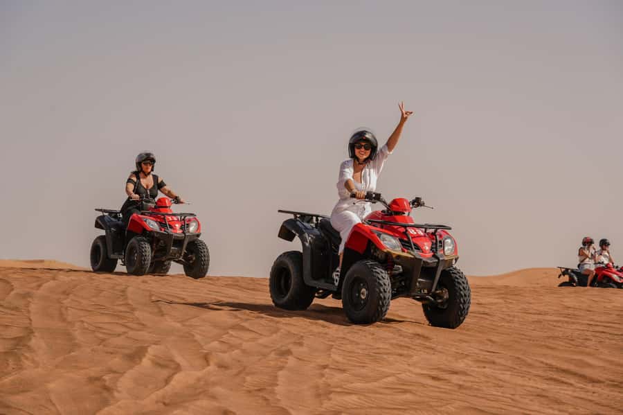 Dubai: Premium Safari, Camel Ride & Al Khayma Camp 3-Buffets - Pickup, Vehicles, and Timing for a 7-Hour Desert Day