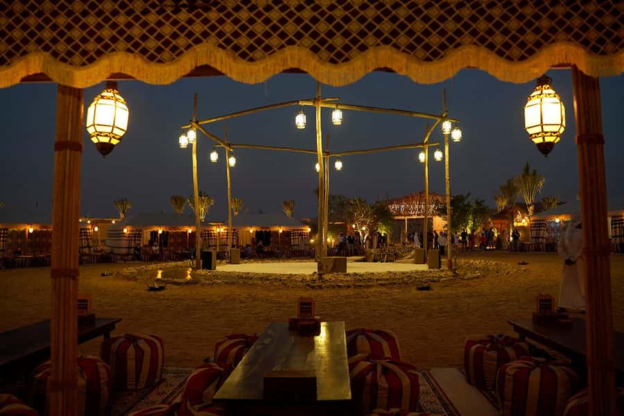 Dubai: Premium Safari, Camel Ride & Al Khayma Camp 3-Buffets - The 3 Buffets Plus Live BBQ, Live Bread, and Lamb Madfoun