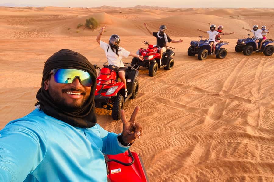 Dubai: Quad Bike Safari, Camels & Al Khayma Camp BBQ Dinner - Sandboarding: When Dubai’s Sand Becomes a Slide