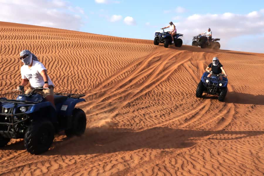 Dubai: Quad Bike Safari, Camels, & Camp with BBQ Dinner - Key Things to Know Before You Go