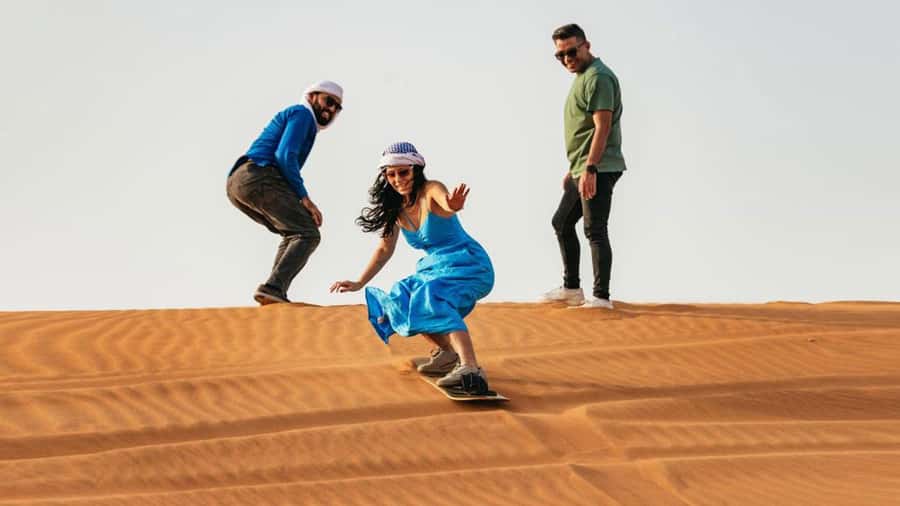 Dubai: Sandboarding, Camel Ride and Red Dune Bashing - The camel ride: short, gentle, and good for photos