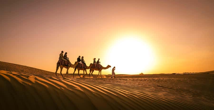 Dubai: Sunset Camel Trek, Al Khayma Camp, Stargazing & BBQ - Getting Picked Up: Smooth Logistics, Plus One Summer Reality