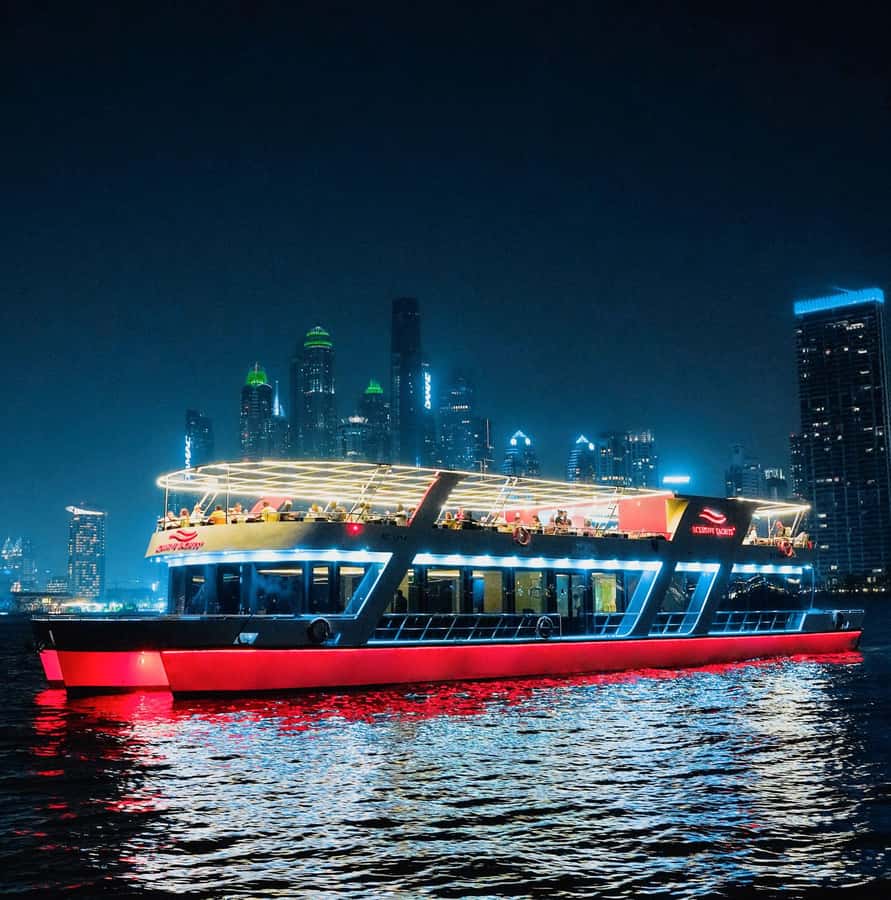 Dubai: Sunset or Dinner Cruise with Live Music & Open Bar - Getting aboard Xclusive Yachts at Dubai Marina