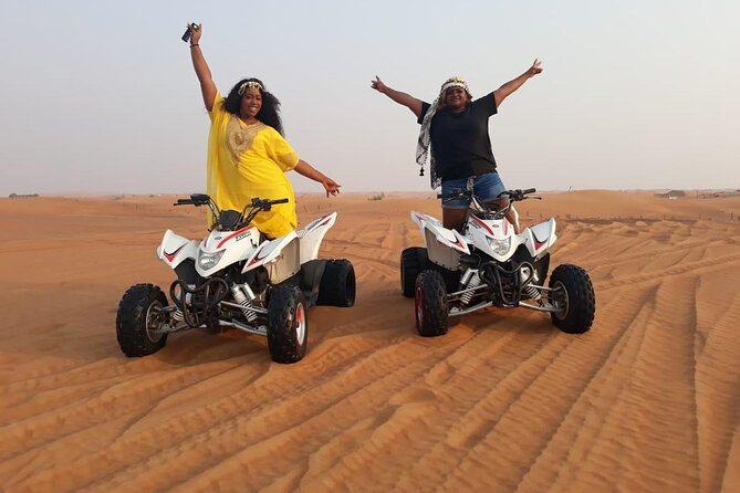 Evening Red Dunes Safari with Quad Biking, BBQ Dinner & LiveShows - Getting there: late pickup, shared 4x4 ride, and the Dubai-to-desert shift