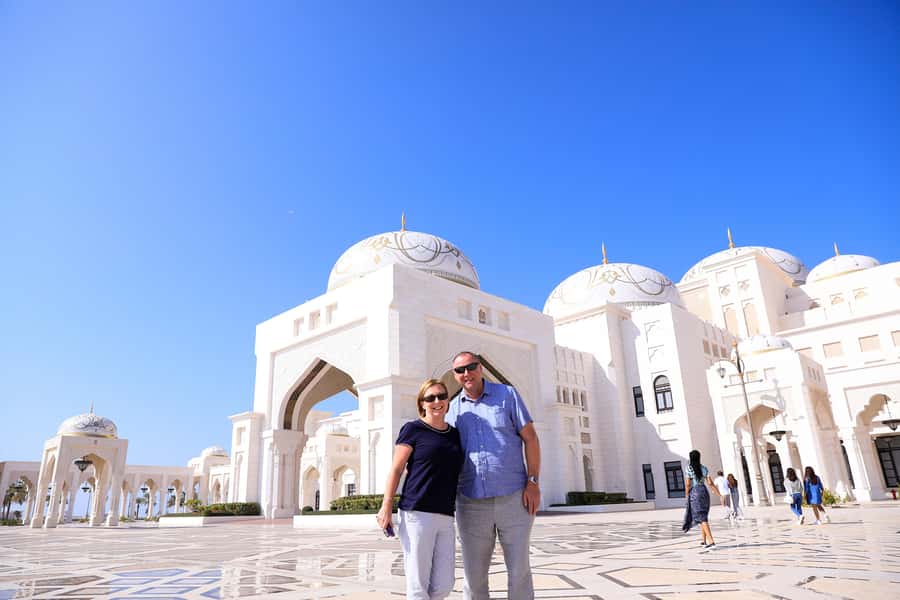 From Abu Dhabi: Grand Mosque, Royal Palace, and Etihad Tower - Etihad Towers Observation Deck: Get Your City Scale Right