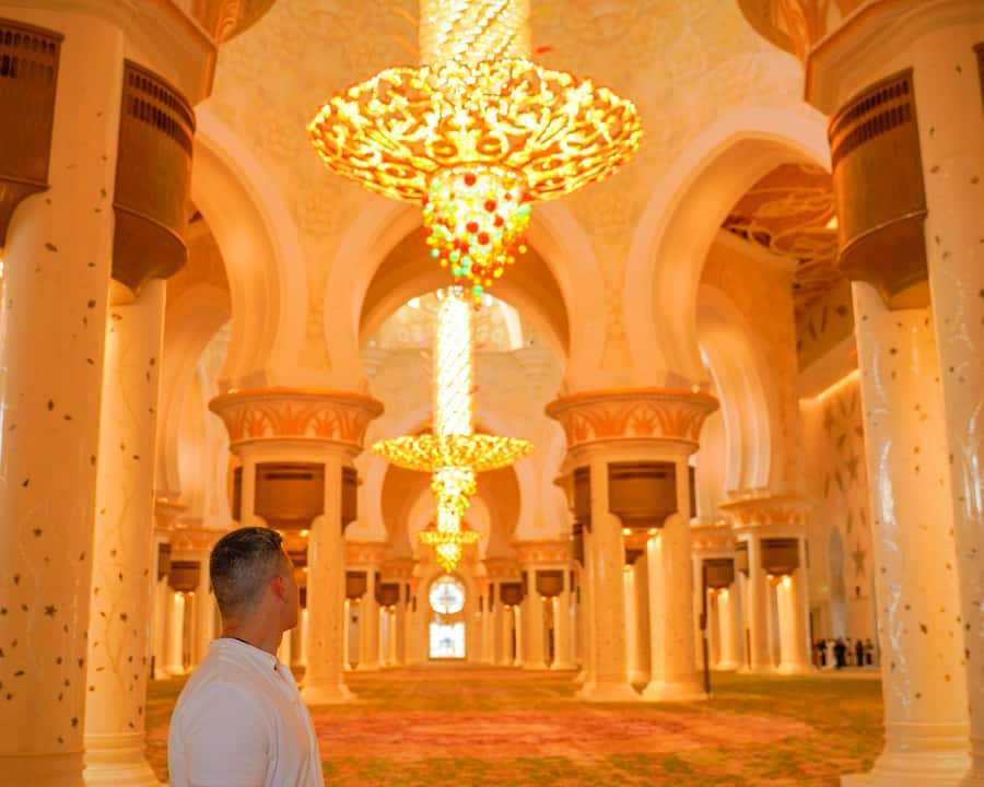 From Abu Dhabi: Grand Mosque, Royal Palace, and Etihad Tower - Sheikh Zayed Grand Mosque: Rules First, Then Wow Moments